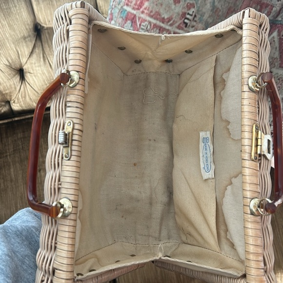 Vintage basket bag - Picture 4 of 7